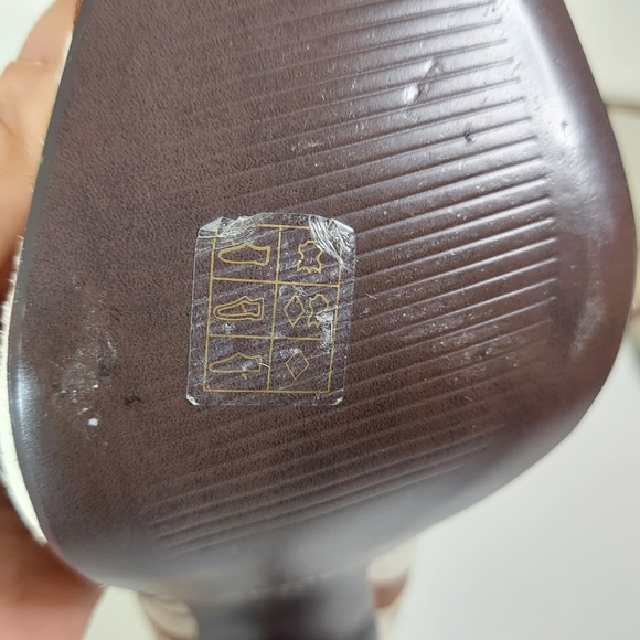 Aldo Calf Hair Brown & White Animal Patterned Pointy Toe Heels - Picture 7 of 14